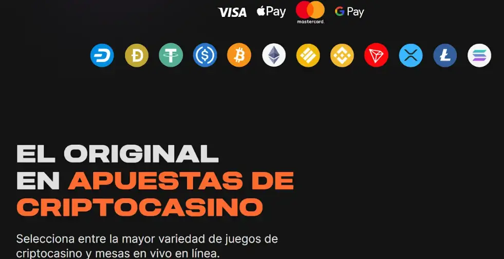 criptomonedas casinos México cloudbet